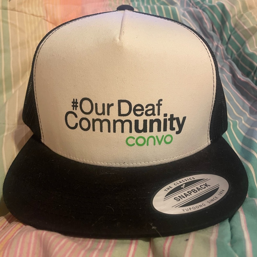 Black and White Snapback Hat